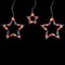 100ct. Multicolor Star Shaped Mini Icicle Lights with White Wire